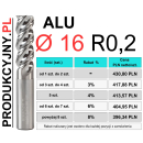 Frez fi 16 R0,2  ALU